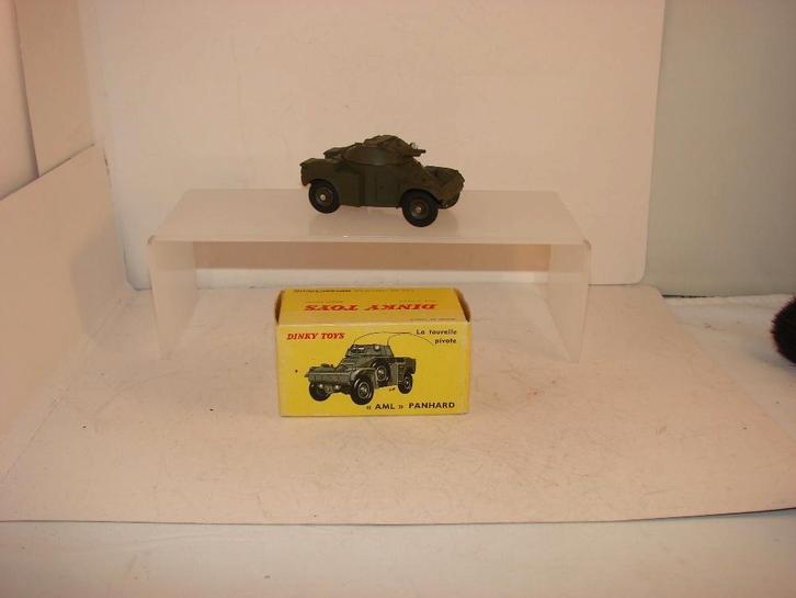 Franse dinky toy 814 panhard AML in doos uit 1963, Hobby en Vrije tijd, Modelauto's | 1:43, Nieuw, Auto, Dinky Toys, Ophalen of Verzenden