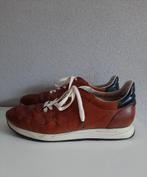 Floris van Bommel leren sneakers maat 10 (44 2/3), Bruin, Floris van Bommel, Ophalen of Verzenden, Sneakers of Gympen