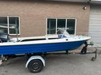 Consoleboot met 60 PK Yamaha motor + trailer, Watersport en Boten, Ophalen, Zo goed als nieuw, 3 tot 6 meter, Buitenboordmotor
