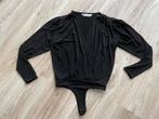 Zwarte Overslag Body Mango Mt. Xxs ZGAN!, Mango, Zwart, Ophalen of Verzenden, Zo goed als nieuw