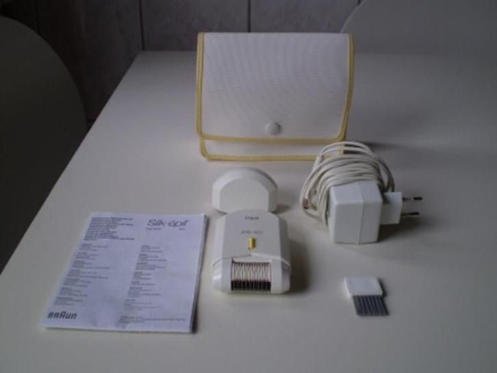 Braun silk epil epileerapparaat met etui.   2X gebruikt., Witgoed en Apparatuur, Persoonlijke-verzorgingsapparatuur, Zo goed als nieuw