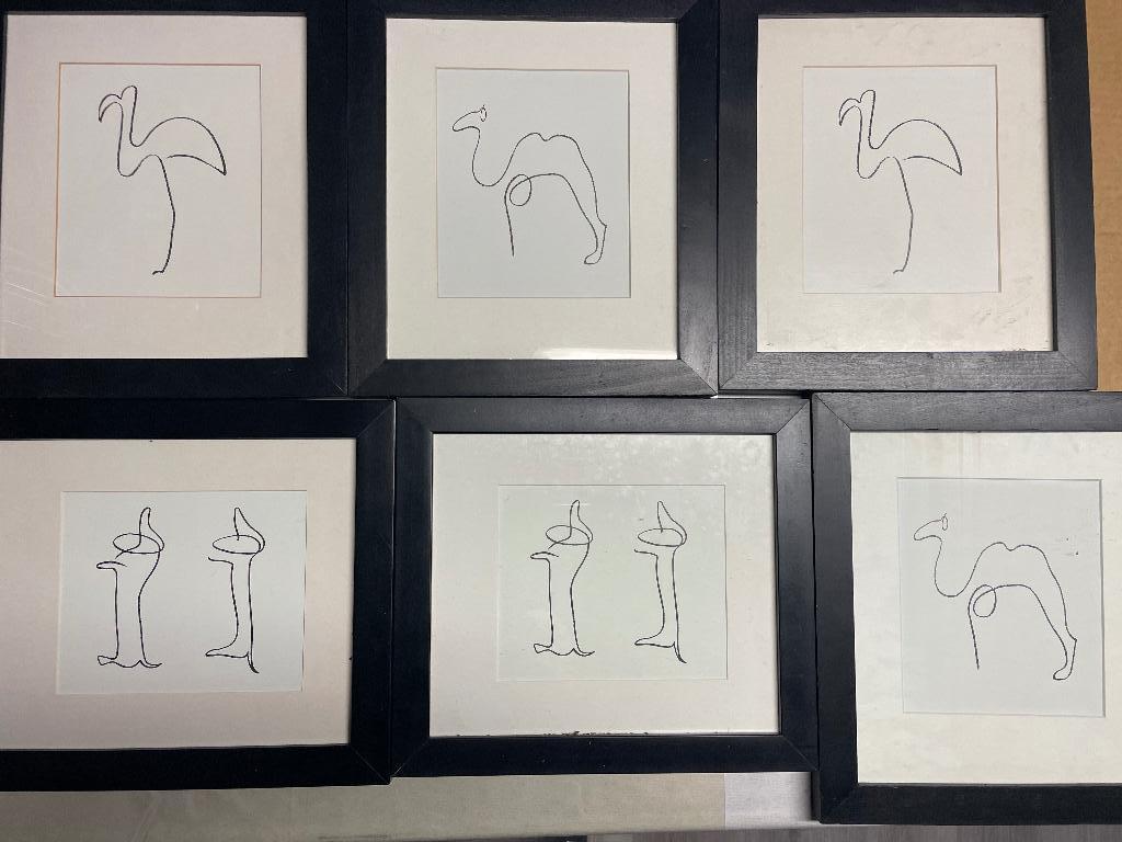 Schilderij 6x, Ophalen of Verzenden