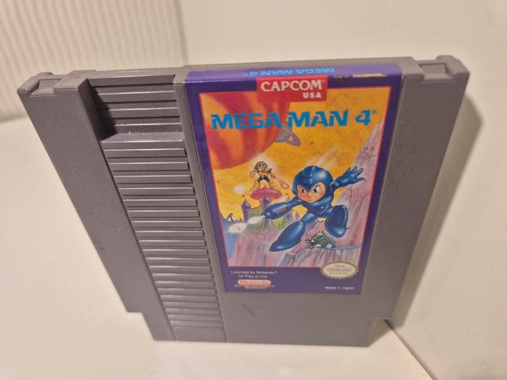 Mega Man 4 NES USA NTSC, Spelcomputers en Games, Games | Nintendo NES, Zo goed als nieuw, 1 speler, Vanaf 3 jaar, Ophalen of Verzenden