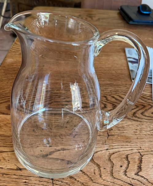 Prachtige grote glazenkaraf, ca. 2+ l. bij buffet, feest, Verzamelen, Glas en Borrelglaasjes, Zo goed als nieuw, Overige typen