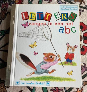 OUD GOUDEN BOEKJE Letters Vangen in een net A B C 1963 B.B beschikbaar voor biedingen