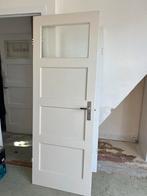 Klassieke binnendeur met raam, Gebruikt, 80 tot 100 cm, Binnendeur, Ophalen of Verzenden