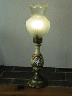 Tafellamp, vintage 1980, Huis en Inrichting, Lampen | Tafellampen, Ophalen, Gebruikt, 50 tot 75 cm, Glas
