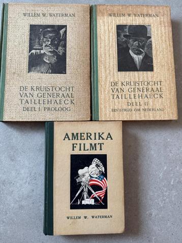3 boeken Willem W. Waterman. beschikbaar voor biedingen