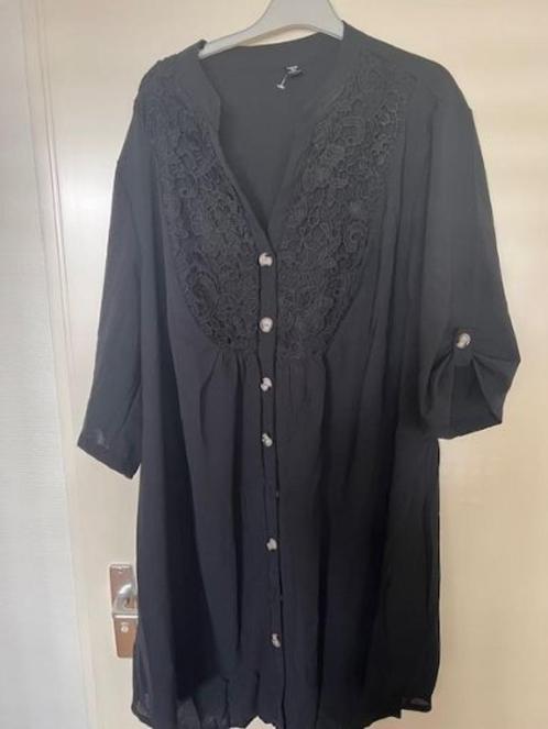 Shein zwart jurkje valt ,XXL  maar staat 5 xl, Kleding | Dames, Grote Maten, Nieuw, Jurk, Zwart, Verzenden