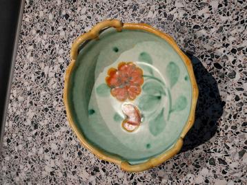 KUNST-KERAMIK ALSADURG EVA - Jaren '40/'50 handgeschilderd beschikbaar voor biedingen