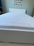 Ikea bed 140x200, Ophalen, Wit, Tweepersoons, 140 cm
