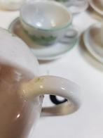 Mini servies nr. 6, met groene decoratie van Douwe Egberts,, Ophalen of Verzenden