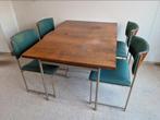 Vintage  Eettafel met Stoelen van Cees Braakman/ Pastoe, Ophalen, Gebruikt, 100 tot 150 cm, Teakhout
