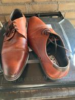 Cognac Veterschoenen Heren Maat 43 - Zo Goed Als Nieuw, Ophalen, Zo goed als nieuw, Bruin, Veterschoenen