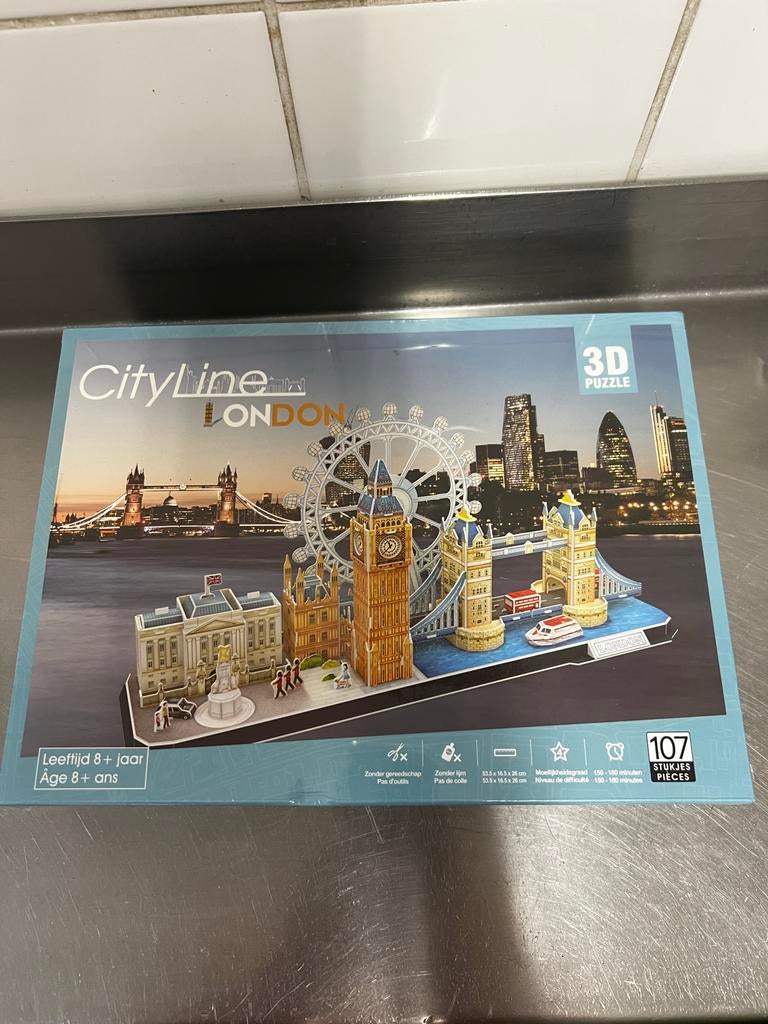 Nieuwe 3D Puzzel London - 107 Stukjes, Ophalen of Verzenden, Nieuw
