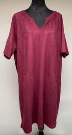 Supermooie rode ‘nepsuede’ jurk NORAH mt 46/48, Kleding | Dames, Ophalen of Verzenden, Zo goed als nieuw, Rood, Jurk