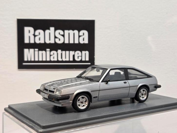 Opel Manta CC GT/E - Silver - 1:43 Neo Scale Models, Hobby en Vrije tijd, Modelauto's | 1:43, Zo goed als nieuw, Auto, Ophalen of Verzenden