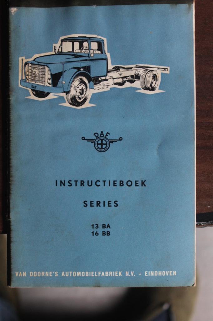 Instructieboekje Daf torpedo 13 BA / BB, Auto diversen, Handleidingen en Instructieboekjes, Ophalen of Verzenden