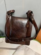 Kalf leer tasje uniek, Ophalen of Verzenden, Zo goed als nieuw, Schoudertasje