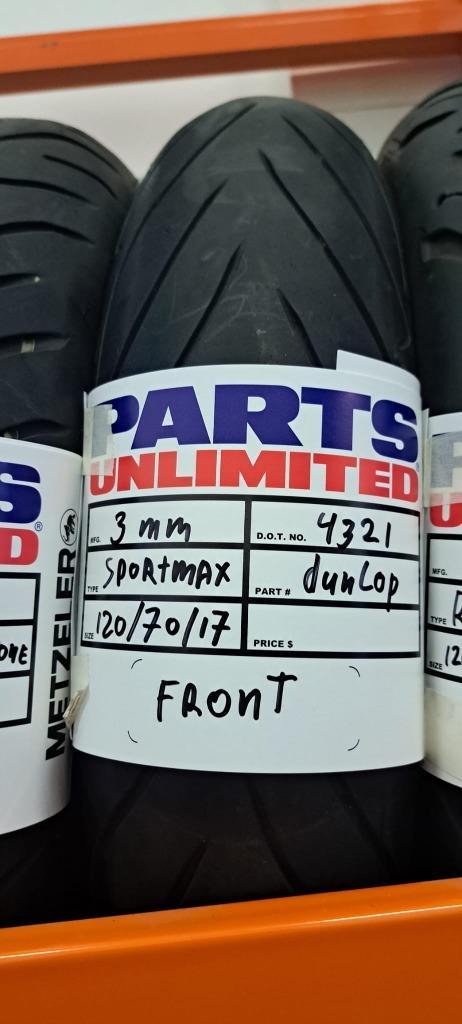 Dunlop Sportmax 1207017 DOT4321 - 3mm, Motoren, Onderdelen | Merk-onafhankelijk, Gebruikt, Ophalen
