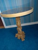 Aziatisch tafeltje., Huis en Inrichting, Tafels | Bijzettafels, Minder dan 55 cm, Rond, Zo goed als nieuw, Ophalen