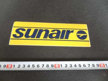 sticker SUNAIR  beschikbaar voor biedingen