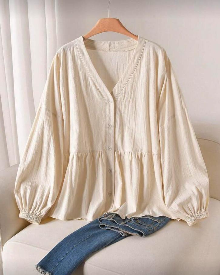 Top Doris (44-52), Kleding | Dames, Grote Maten, Nieuw, Blouse of Tuniek, Verzenden
