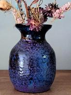 Retro vintage vaas paars / aubergine - jaren 70, Overige kleuren, Aardewerk of Porselein, Ophalen of Verzenden, Zo goed als nieuw