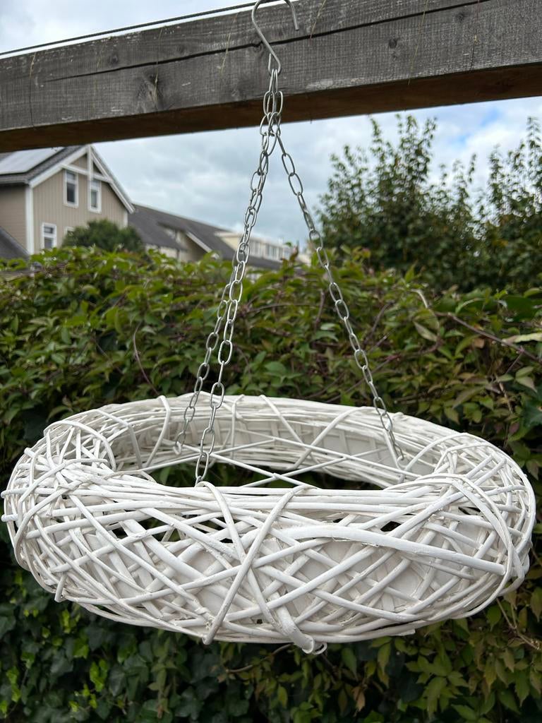 Gevlochten Krans Plafondhanger decoratie 50cm Pasen Kerst, Huis en Inrichting, Ophalen of Verzenden, Zo goed als nieuw