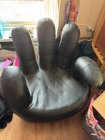 Handvormige stoel - Uniek design!, Huis en Inrichting, Fauteuils, Ophalen, Gebruikt, Leer, 75 tot 100 cm