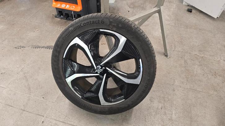 Kia Ev6 originele 20 inch velgen met TPMS, Auto-onderdelen, Banden en Velgen, Banden en Velgen, Zomerbanden, 20 inch, 255 mm, Gebruikt