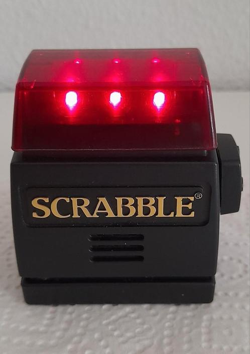 Scrabble Prestige met draaiplateau en elektronische timer., Hobby en Vrije tijd, Gezelschapsspellen | Bordspellen, Zo goed als nieuw