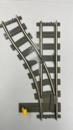 SB1906 Lego 9v trein rails (metalen geleider) wissel links p, Ophalen of Verzenden, Gebruikt