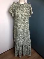 Norah groene lange jurk 38 roomwit dun, Kleding | Dames, Maat 38/40 (M), Ophalen of Verzenden, Zo goed als nieuw, X