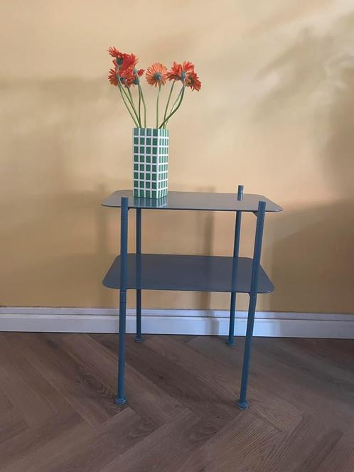 Zuiver bijzettafel/kastje River ocean blue, Huis en Inrichting, Tafels | Sidetables, Zo goed als nieuw, 25 tot 50 cm, 50 tot 100 cm