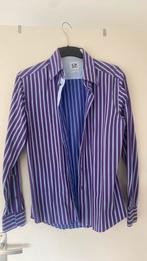 Heren overhemd (slim fit), Ophalen of Verzenden, Gedragen, Paars, Halswijdte 39/40 (M)