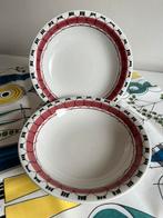 2 Vintage Rörstrand Picknick Diep Soepbord Rode Ui Westman, Ophalen of Verzenden