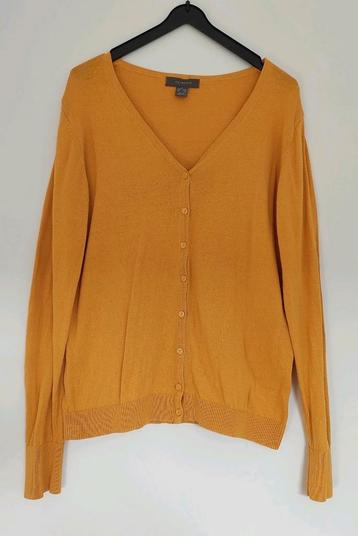 Oker geel vest maat M lange mouwen Primark knopen herfst beschikbaar voor biedingen