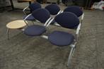 Zaalstoelen, stoelen op bankje bank voor wachtruimte, Huis en Inrichting, Stoelen, Ophalen of Verzenden, Gebruikt, Stof, Vijf, Zes of meer stoelen