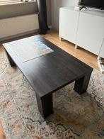 Handgemaakte salontafel van donker hardhout, Ophalen, Zo goed als nieuw