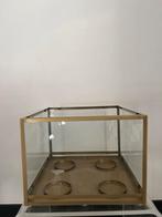 IKEA Windlicht voor 4 Kaarsen - 7cm Diameter, Ophalen of Verzenden, Gebruikt, Metaal, Kandelaar