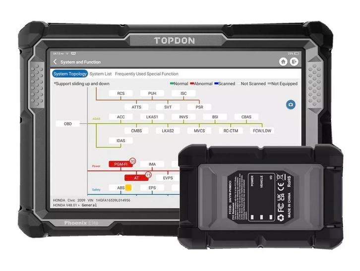 Topdon Phoenix Elite OBD Diagnose computer nieuw, Auto diversen, Autogereedschap, Ophalen of Verzenden