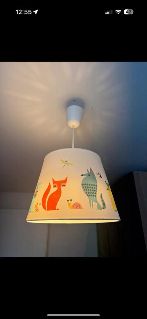 Ikea Jattendal Hanglamp - Dieren Design, Huis en Inrichting, Lampen | Hanglampen, Zo goed als nieuw, Minder dan 50 cm, Stof, Ophalen