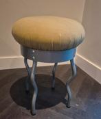 Vintage IKEA Krukje 'Uri' met geel/groene Bekleding, Ophalen of Verzenden