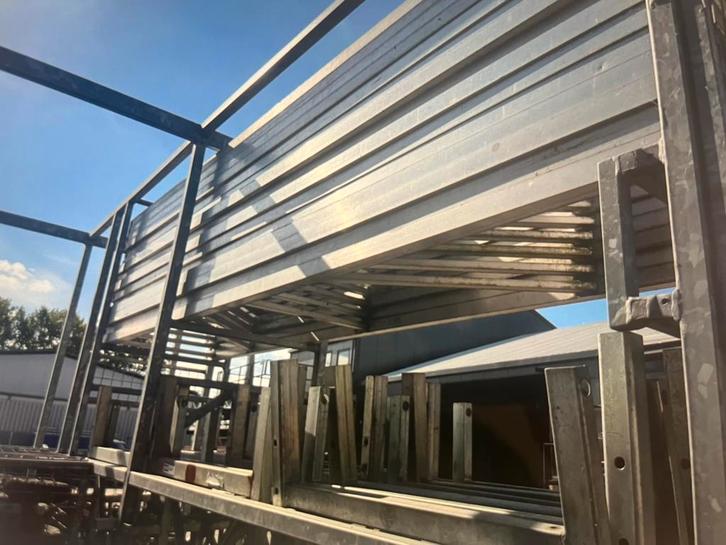 Dakrand beveiliging en aanhanger (198mtr), Doe-het-zelf en Verbouw, Metalen, Zo goed als nieuw, Ophalen of Verzenden