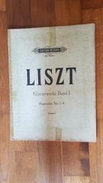 Liszt. Rhapsodien no 1-8  Band I. Piano solo, Gebruikt, Klassiek, Ophalen of Verzenden, Artiest of Componist