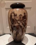 Zeldzame grote vaas 79 cm. Société ceramique Maastricht, Antiek en Kunst, Ophalen