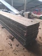 Douglas plank zwart - 9 stuks - 300cm met 2 liter verf, 25 tot 50 mm, Nieuw, Plank, 300 cm of meer