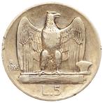 Italie -oude 5 Lira 1926 zilver- V. Emm. III prachtig (5927, Ophalen of Verzenden, Italië, Losse munt, Zilver