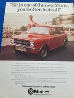 Mini Clubman 1100 - originele advertentie ( Motor 1977 ), Ophalen of Verzenden, Zo goed als nieuw, Auto's